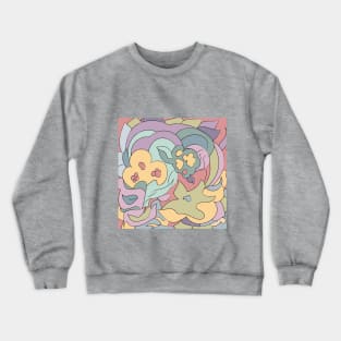 Pastel Geometric Abstract Crewneck Sweatshirt